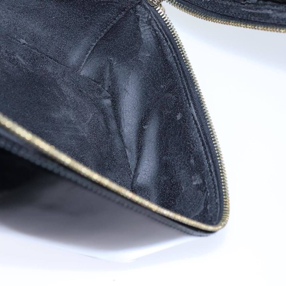Gucci Black Cosmetic Bag with Gold Accents - Picture 16 of 16